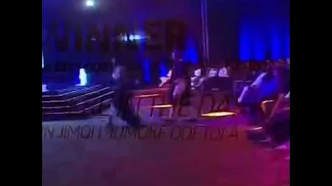 Toyin Abraham gives standing ovation to Jumoke Odetola and Abiodun Jimoh for winning in the AMVCA 17