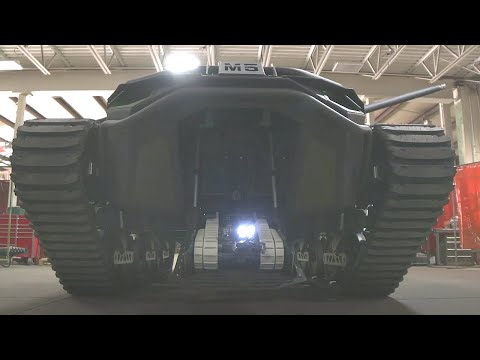 미 육군 로봇 <strong>전투</strong> <strong>차량</strong> 실전배치 시간문제!  소형 지상 로봇(SUGV),  정찰 드론을 윙맨으로 운영하는 미 텍스트론사의 21세기형 무인 전투차량 립소우 M5 RCV
