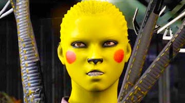 Mortal Kombat XL - Pikachu Jacqui Briggs PC Mod Performs Intro Dialogues Vs All Characters