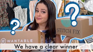 Stitch Fix vs. Wantable  Clothes Subscription Box SMACKDOWN! | Jen Luv