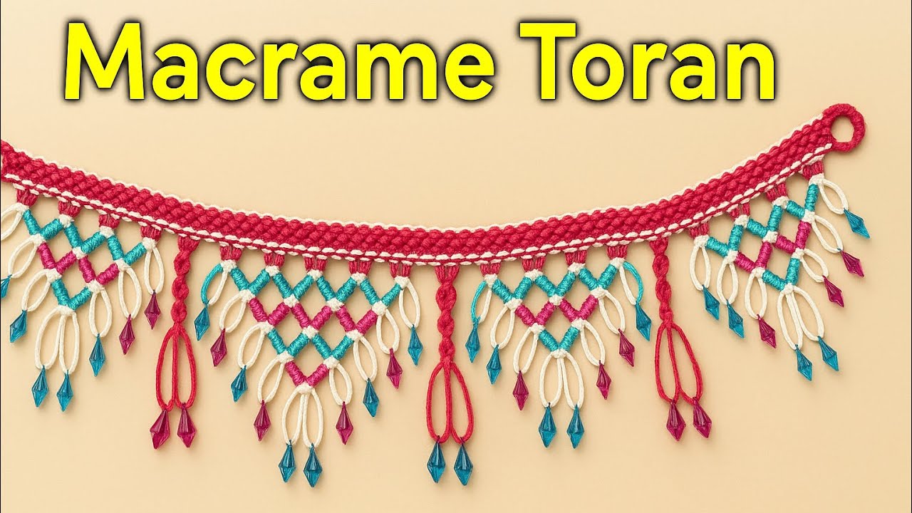 Macrame Diwali Special Toran | Macrame toran new design 2025 | Macrame Infinity😍