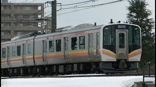 E129系B17編成　信越本線上り普通428M　新潟→長岡