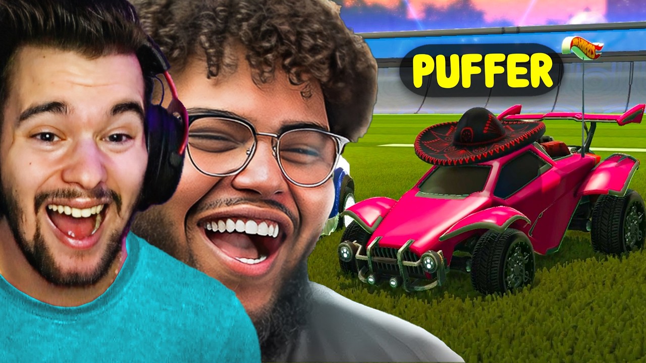 WE GOT PUFFER TO PLAY ROCKET LEAGUE