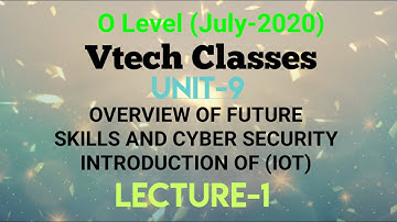 Lecture-1-Unit-9 -O Level Course & CCC, Computer Course for O Level.