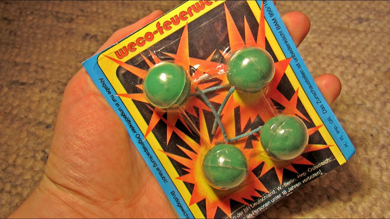 RARITÄT Blitzknatterbälle in der Blisterkarte Weco [Full HD]