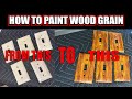 How To Paint Wood Grain