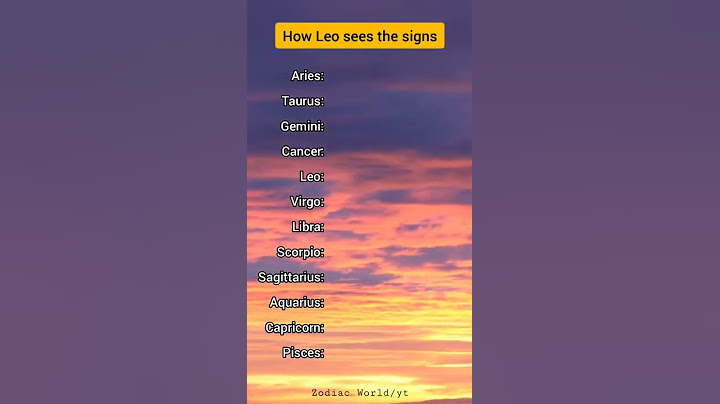 How Leo sees the signs ♌ - Zodiac Signs Shorts #shorts