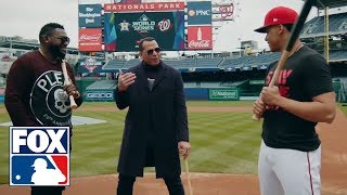 Alex Rodriguez, David Ortiz talk to Juan Soto about hitting and being such a young star | FOX MLB