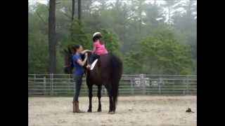 Ruby's First Riding Lesson!