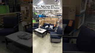 AGIO Luna 4PC Woven Seating Set at Costco! ☀️🛋️