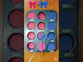 Bold Elegance: The Blend of Peach Pink × Royal Blue 💗💙#colormixingmagic #colormixing #colorpalette