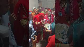Kyu Rakho Banisa Itro Attitude✨💓 Rajasthani culture weeding विश्नोई विवाह रस्म #shortsfeed #viral