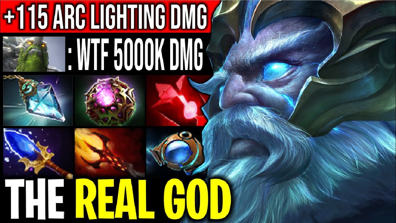 THE REAL GOD OF THUNDER..!! -45% CD Reduction Zeus 5000K Damage 7.27c | Dota 2