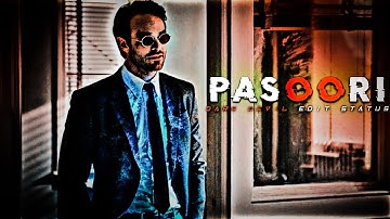 Pasoori Ft.DareDevil Edit | Pasoori X Matt Murdock Edit | Pasoori Edits Matt Murdock status