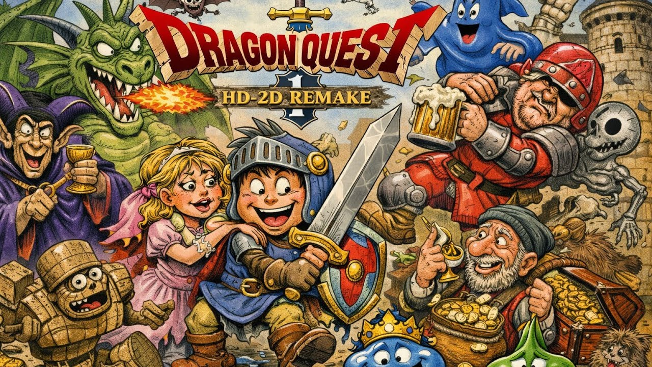 DRAGON QUEST I HD-2D REMAKE Gameplay Walkthrough Part 7 FULL GAME (PS5 4K 60FPS) No Commentary