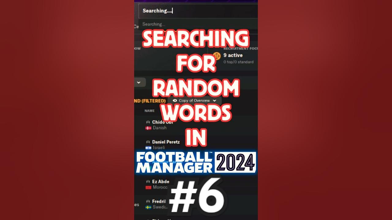 FM24's Search Bar Secrets Finally Revealed! (6) YouTube