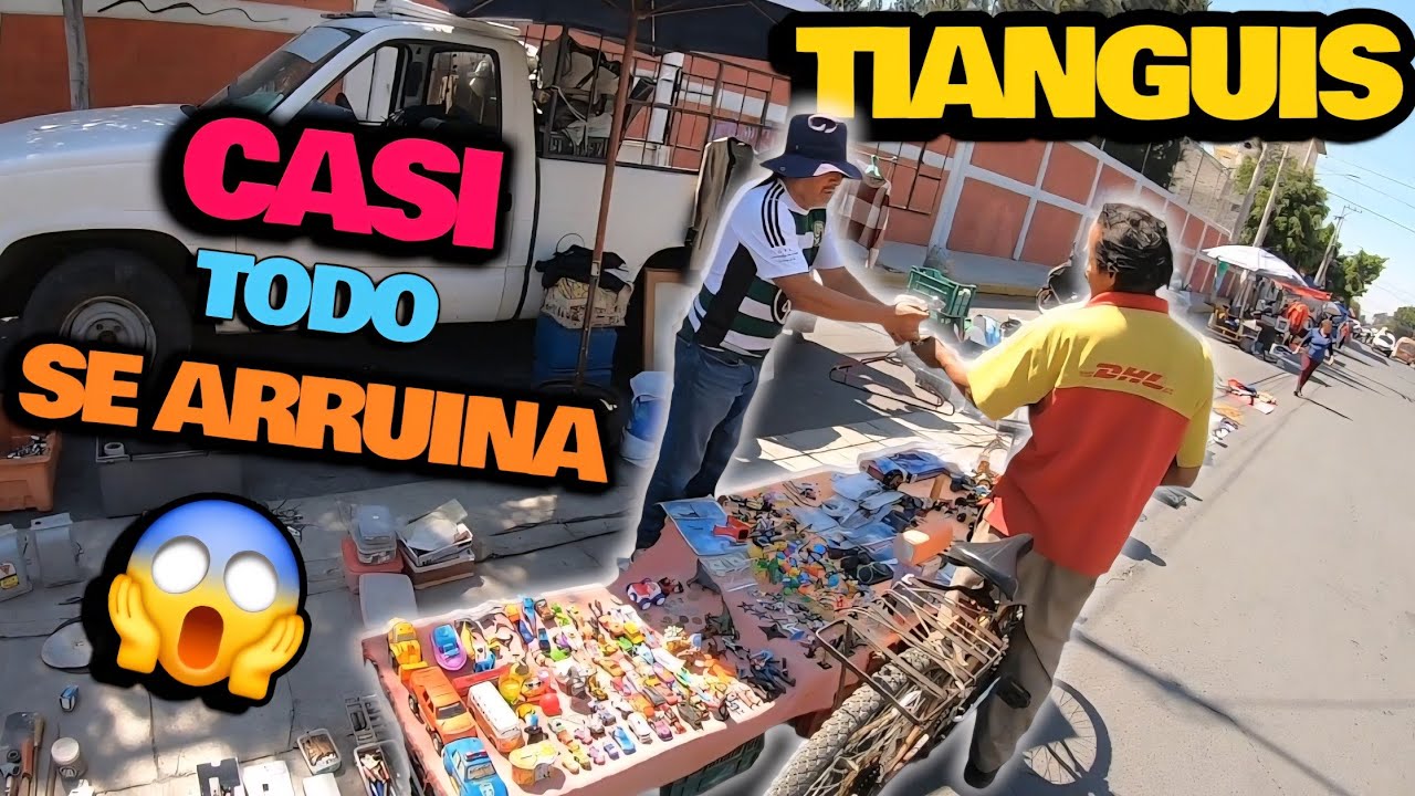 COMPRANDO TESOROS Y OFERTONES en el Tianguis de AVENIDA LERMA #chachareando #cachureandO #vagorecon