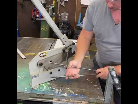 12 in. Sheet Metal Plate Shear Solid Construction Mounting Type Metal Shear High Precision Manual Hand Plate Shear