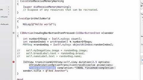 How to manage the Animation in Objective C - Tutorial 36