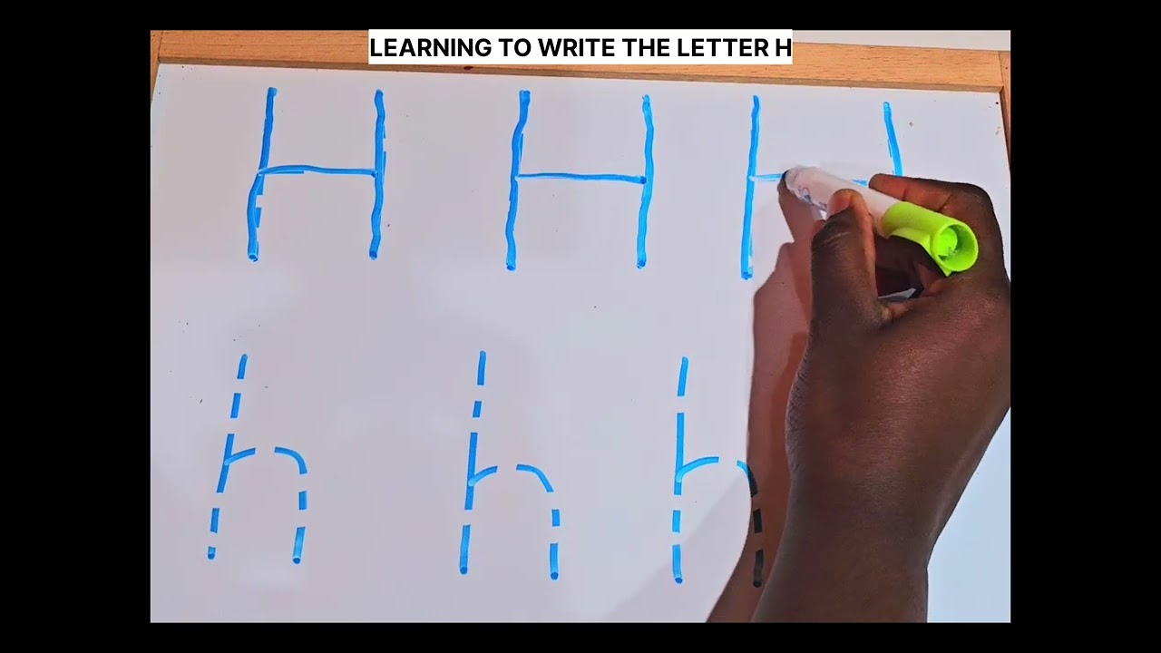 Write The Letter H| ABC Writing For Kids  | Alphabet Writing