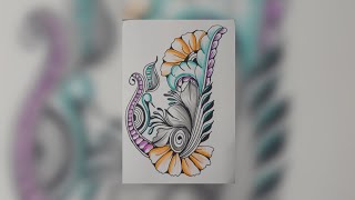 Beautiful zentangle || eash zentangle art || pattern drawing 