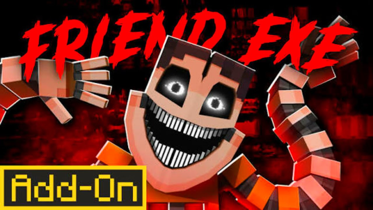 EL MOD MAS TERRORIFICO DE TODO MINECRAFT BEDROCK 1.21 PE - friend.exe addon MCPE