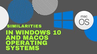 Similarities In Windows 10 And Macos Operating Systems Tex Domain