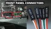 Msi How To Install Front Panel Connectors Jfp1 Youtube
