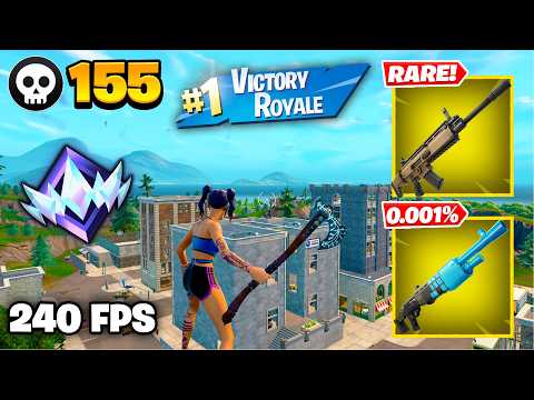 155 Elimination "RANKED RELOAD" Gameplay Wins (Fortnite Chapter 7 Keyboard & Mouse)