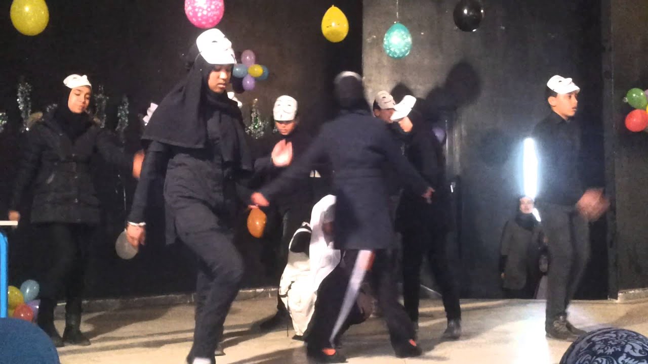 سقط القناع .... لوحة تعبيرية