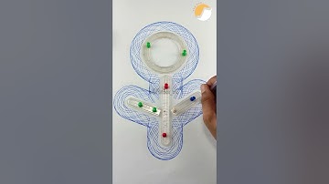 The Most Satisfying Spiral Art Ever ✨ #shorts #asmr #spirograph #stressrelief #calming #relaxing