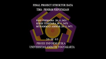 FINAL PROJECT STRUKTUR DATA - System Perpustakaan Sederhana