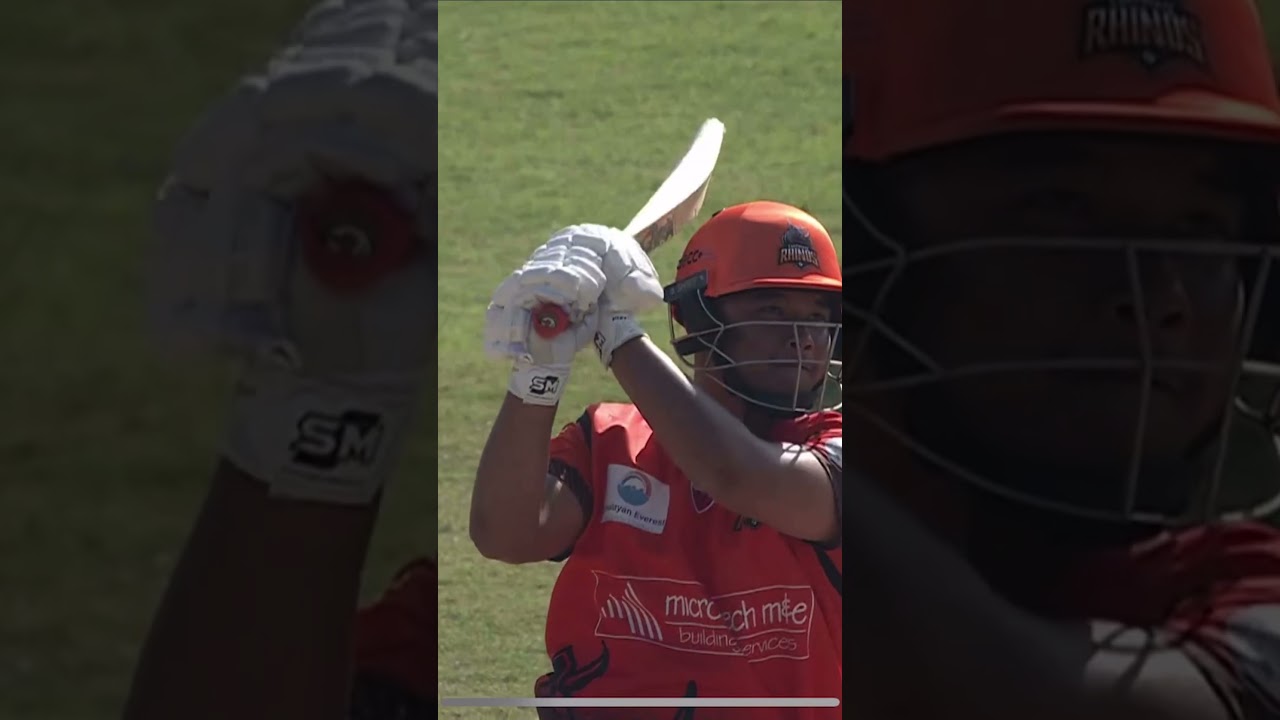 Kushal malla batting injured someone 