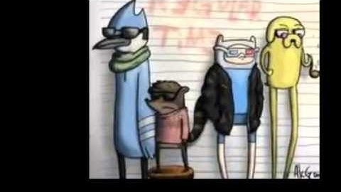 adventure time x regular show