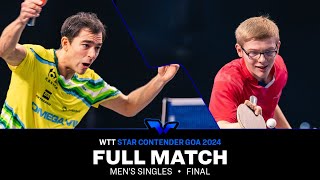 FULL MATCH | Felix LEBRUN vs Hugo CALDERANO | MS F | #WTTGoa 2024