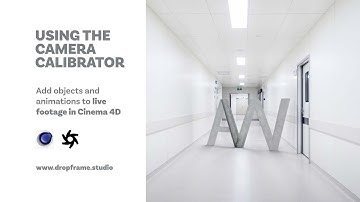 Cinema 4D Tutorial: Using the Camera Calibrator