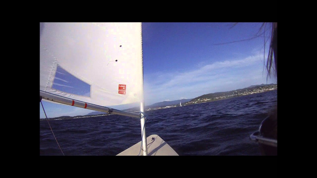 Laser sailing high wind bellingham bay August 3 2015 sailboat sail ...