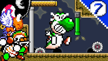 Yoshi Runs from Tax Collectors! Super Mario World Level | Super Mario Construct
