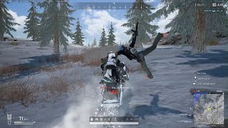 Pubg Run And Hit - Hilarious Ragdoll Physics From Snowmobile Impact