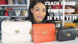 COACH CASSIE 26 VS 19 VS 17 #handbags #designerbags #coach 