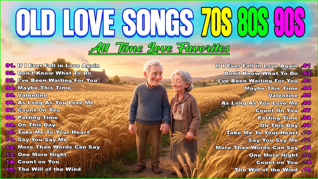 Best Romantic Love Songs 💖 70s 80s 90s Hits 💓 Love Songs of All Time ...