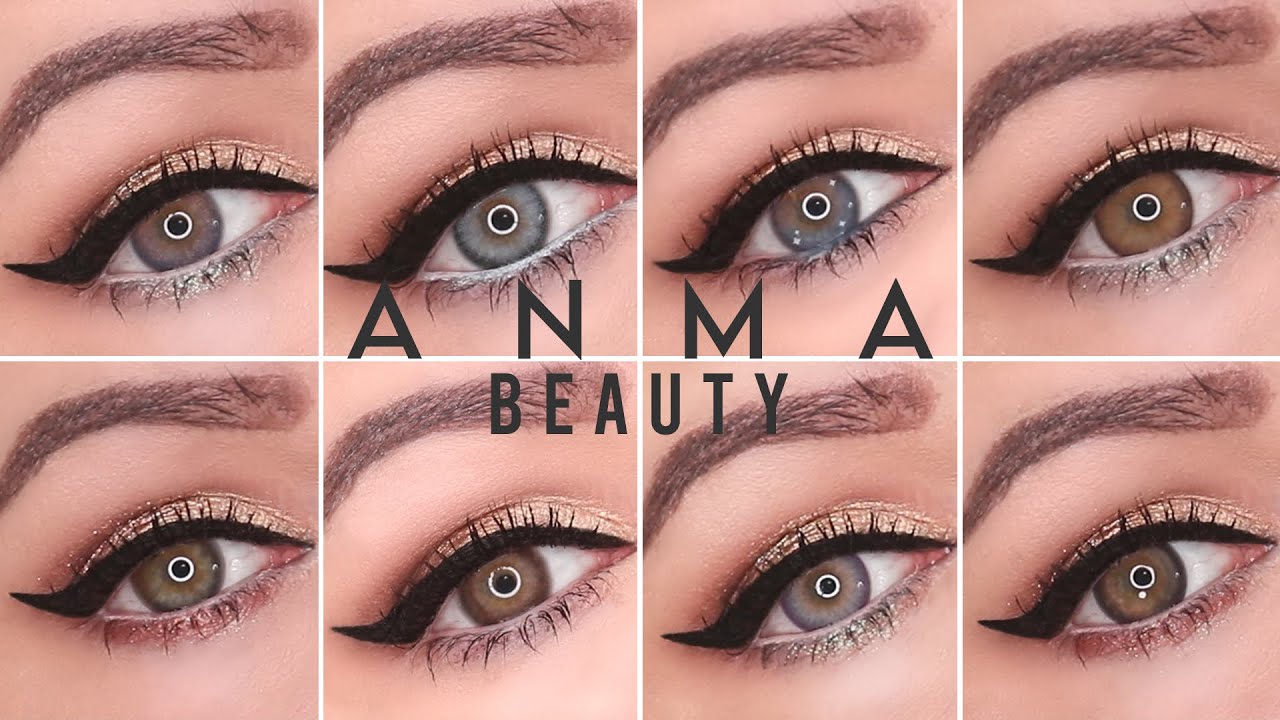 Anma Beauty Coloured Contact Lenses Review & TryOn YouTube
