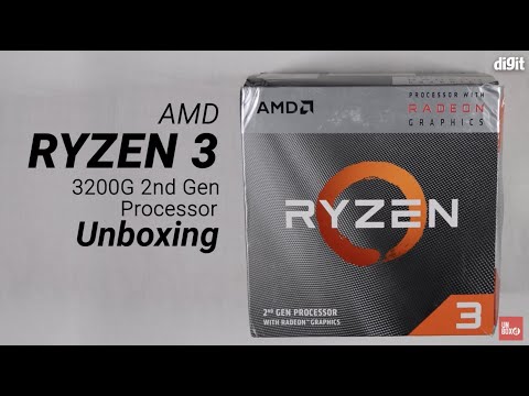 AMD Ryzen 3 3200G Unboxing