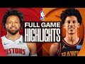 PISTONS At HAWKS FULL GAME HIGHLIGHTS November 18 2025