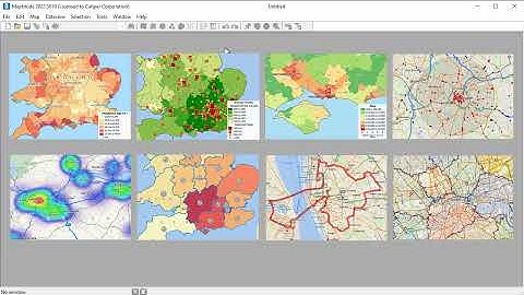 Maptitude 2022 Ireland & UK Mapping Software Package