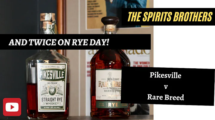 And Twice on Ryeday!  A Pikesville and Wild Turkey Rare Breed Rye comparison.