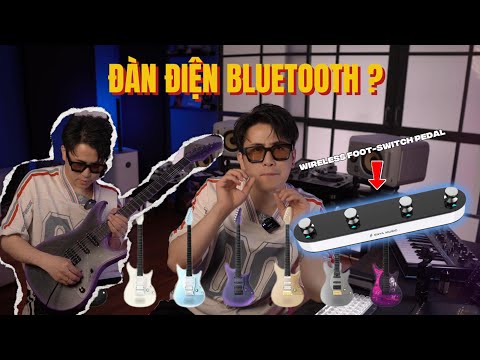 Đàn điện giờ có LOA, có Bluetooth,  có cả  WIRELESS FOOTSWICH / Guitar ENYA Inspire đỉnh chóp..