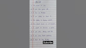 self introduction in english | Myself #shorts #introduction