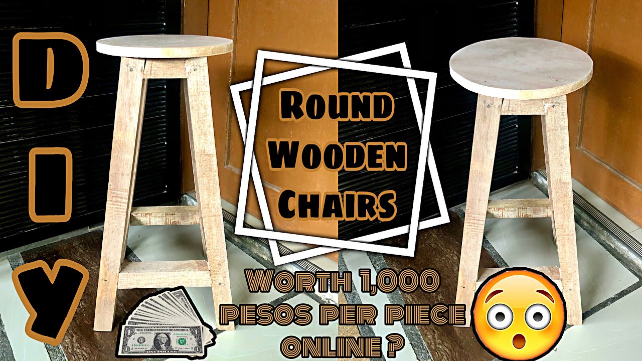 DIY Wooden Round Chairs HAMMER MASTER YouTube