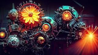 Steampunk Flowers - Blooming Mechanisms: The Floral Delights of Steampunk Art